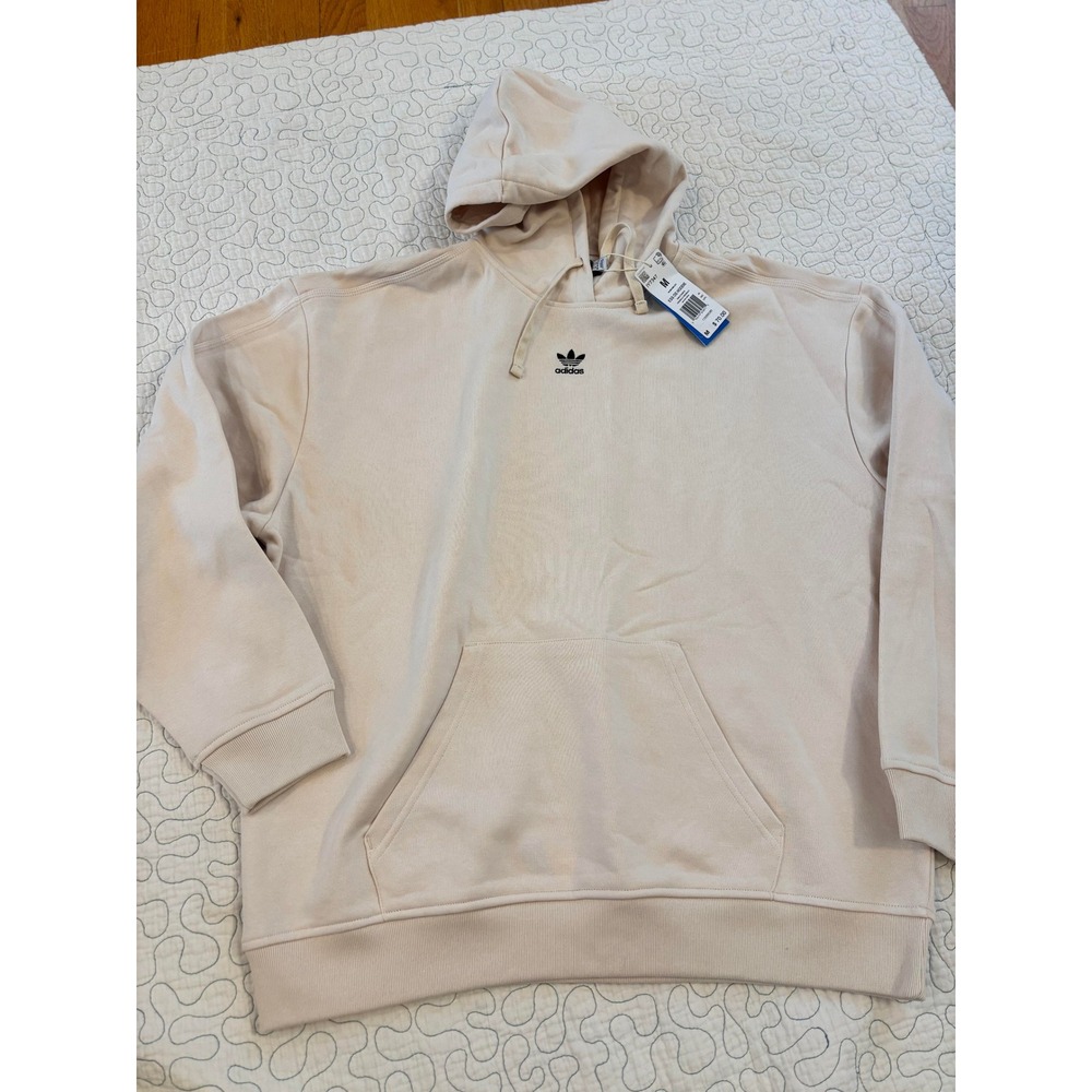 Adidas ESS Oversized Hoodie Wonder White‎ Women's Size Medium